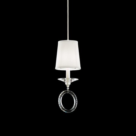 Schonbek Emilea 1 Light 110V Pendant in Jet Black with Clear Optic Crystal and MA1003N-55O
